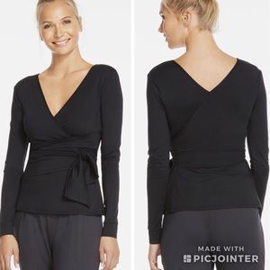 NWT | Fabletics Heather Wrap Top